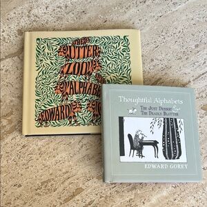 Illustrated Book Set - Cream and Gray